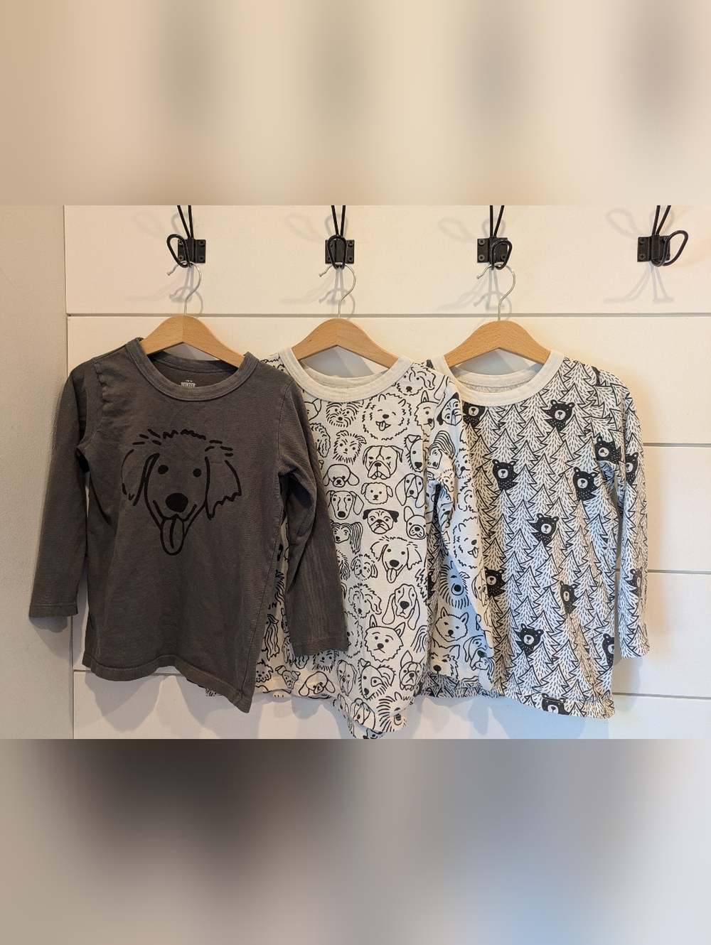 3 Winter Water Factory Long Sleeve shirts, size 6